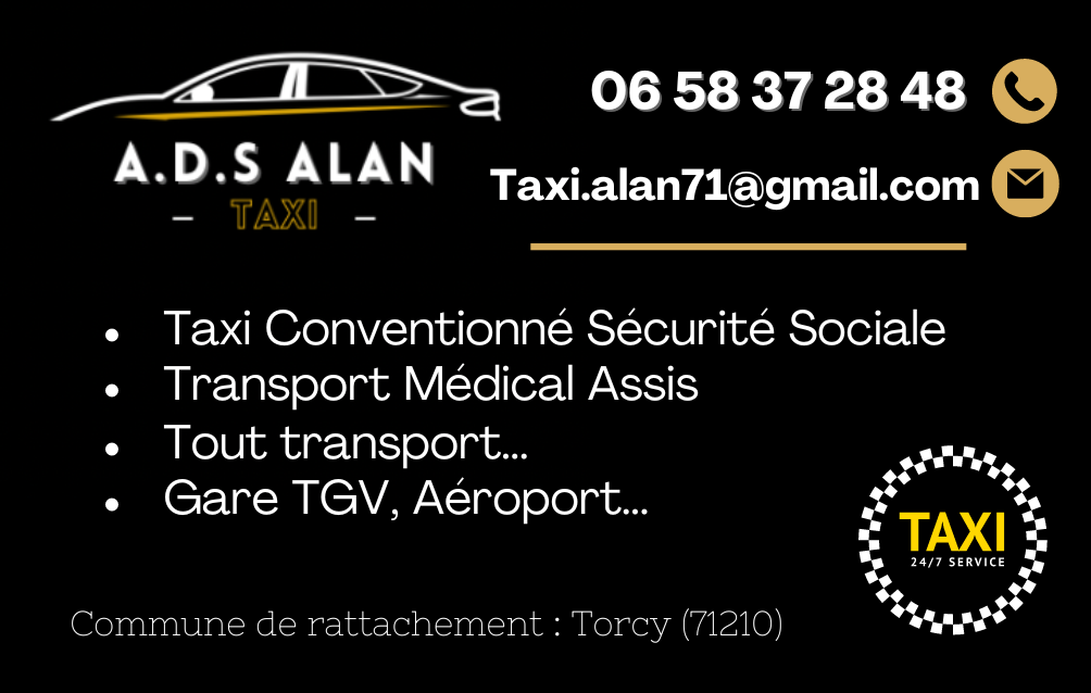 A.D.S TAXI : Torcy, Le Creusot, Le Creusot TGV,Montceau-Les-Mines